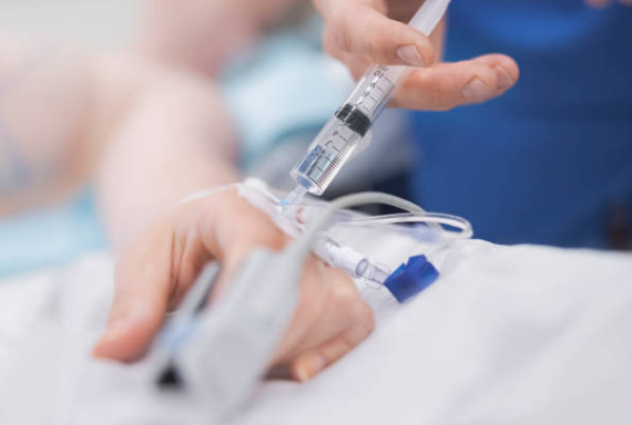 IV injections for food poisoning